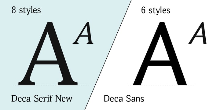 Deca Serif New Font Poster 7