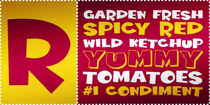 Wild Ketchup BTN Font Poster 1