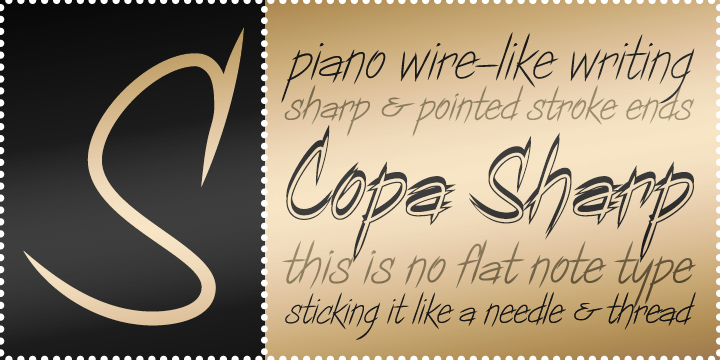 Copa Sharp BTN Font Poster 1