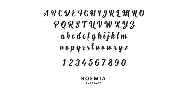 Boemia Font Poster 7
