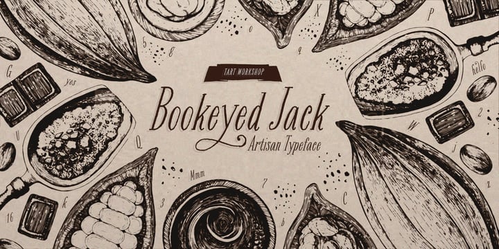 Bookeyed Jack Font Poster 1