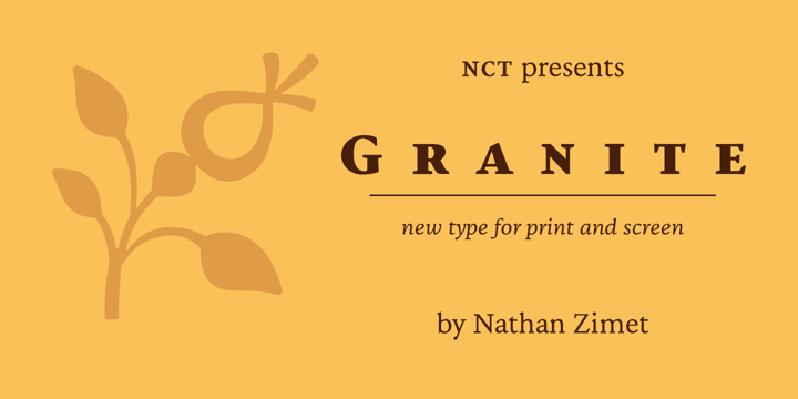 NCT Granite Font Poster 1