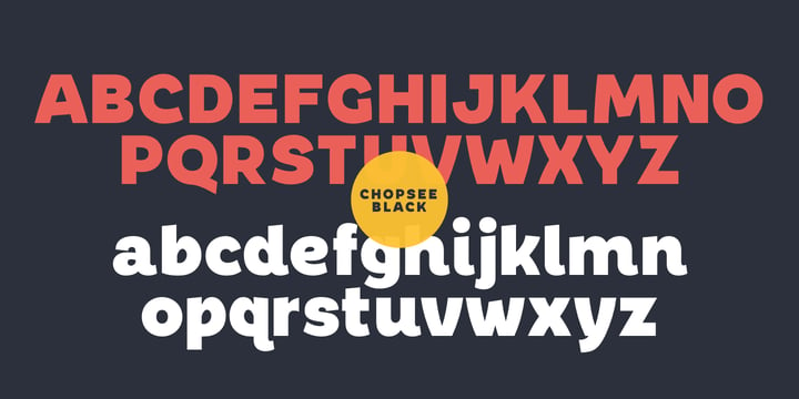 Chopsee Font Poster 8
