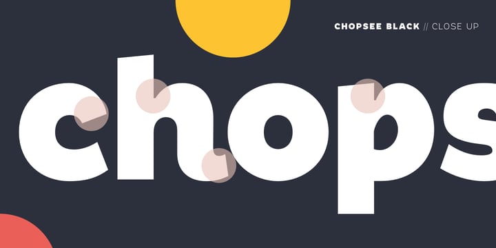 Chopsee Font Poster 4