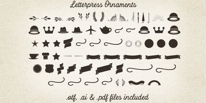 Letterpress Studio Font Poster 12