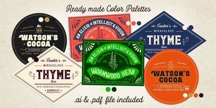 Letterpress Studio Font Poster 8