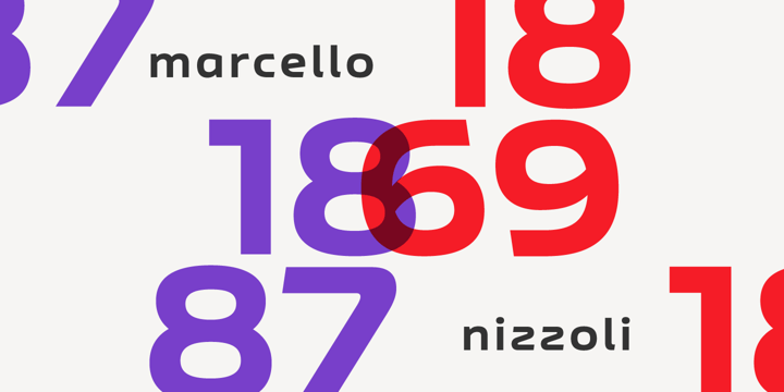 Nizzoli Font Poster 5