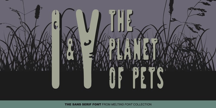 GS Slim One Bestiary Font Poster 8