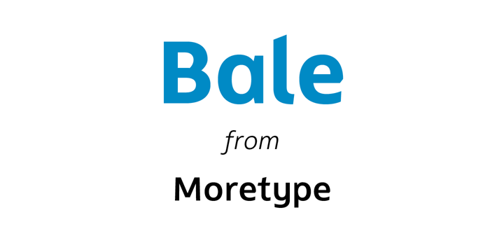Bale Font Poster 1