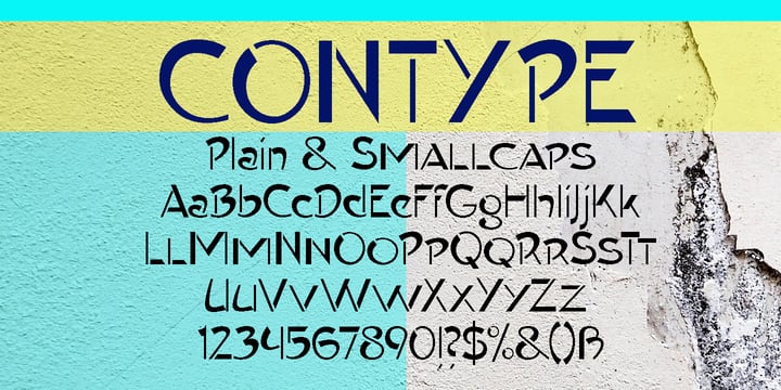 Contype Font Poster 1