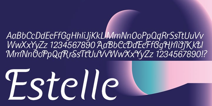 Estelle Font Poster 1