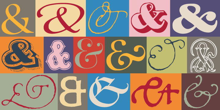 Image of Ampersands Font