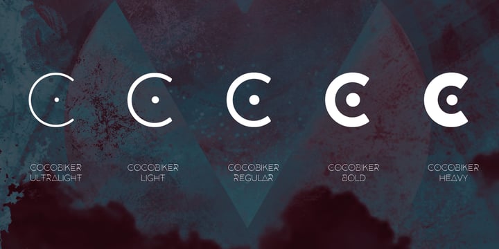 CocoBikeR Font Poster 3