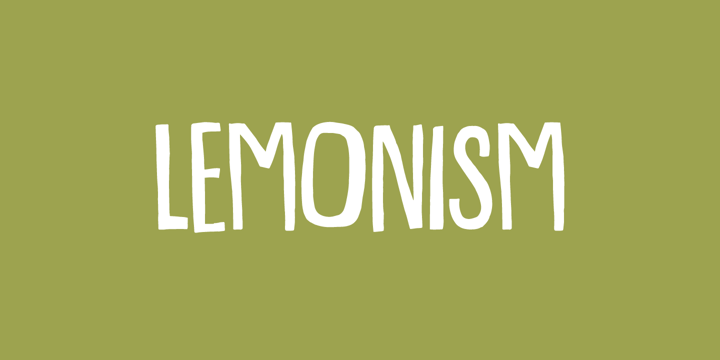 Lemonism Font Poster 1