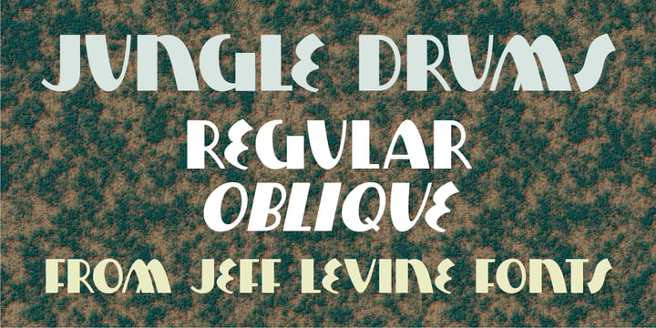 Jungle Drums JNL Font Poster 1