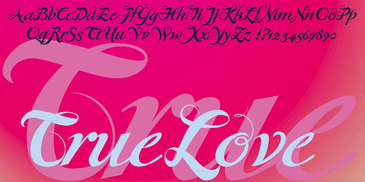 TrueLove Font Poster 1