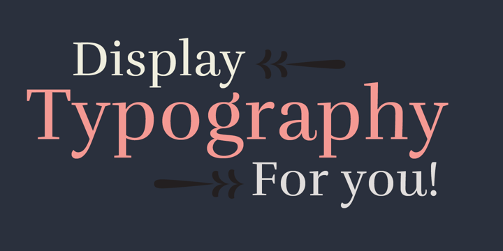 Rufina Font Poster 12