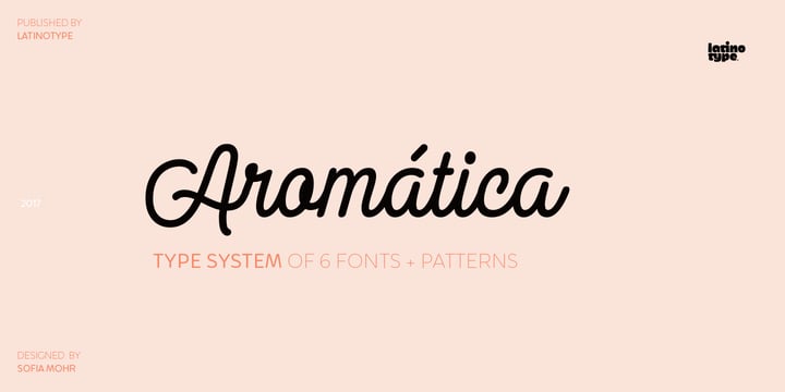Aromatica Font Poster 13