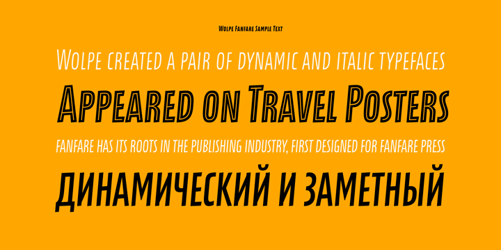 Wolpe Fanfare Font Poster 6