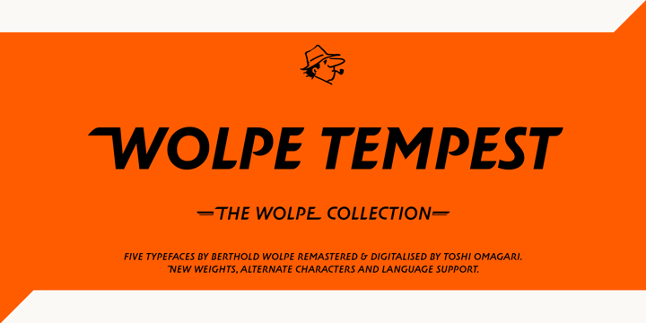 Wolpe Tempest Font Poster 1