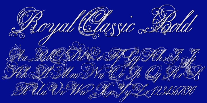 Royal Classic Bold Font Poster 1
