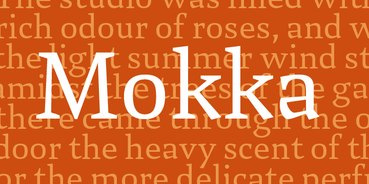 Mokka Font Poster 1