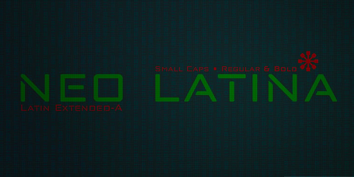 Neo Latina Font Poster 5