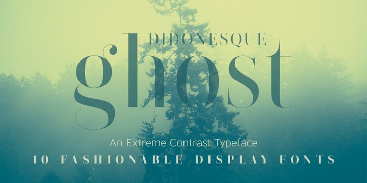 Didonesque Ghost Font Poster 1