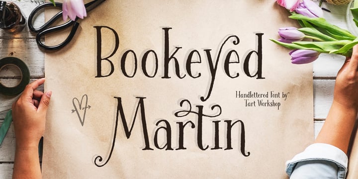Bookeyed Martin Font Poster 13