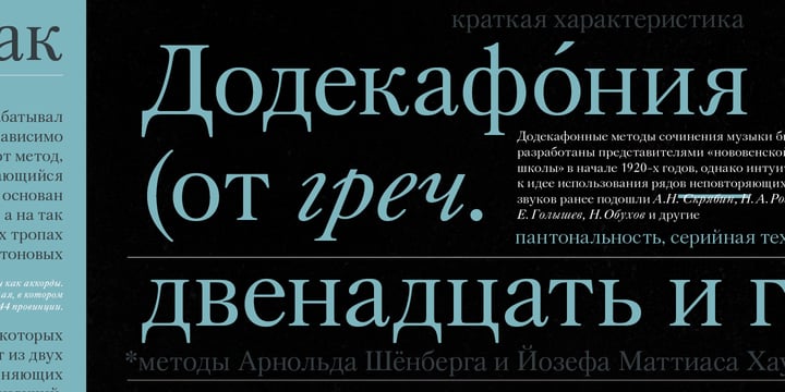 Zagolovochnaya Font Poster 2