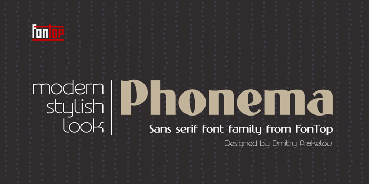 Phonema Font Poster 1