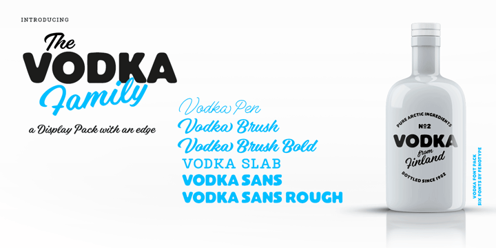 Vodka Font Poster 9