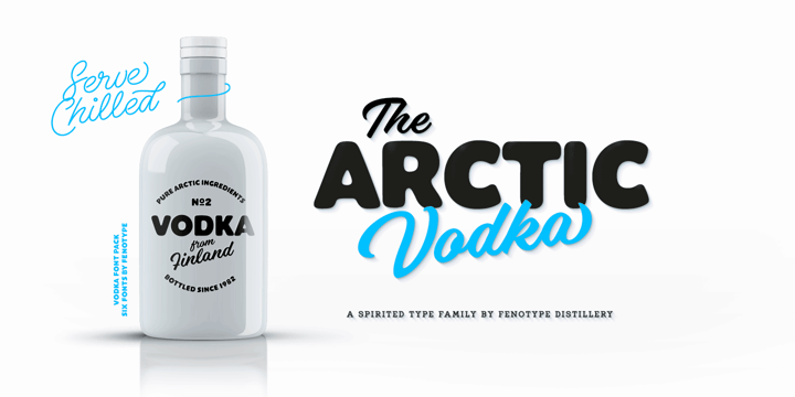 Vodka Font Poster 13