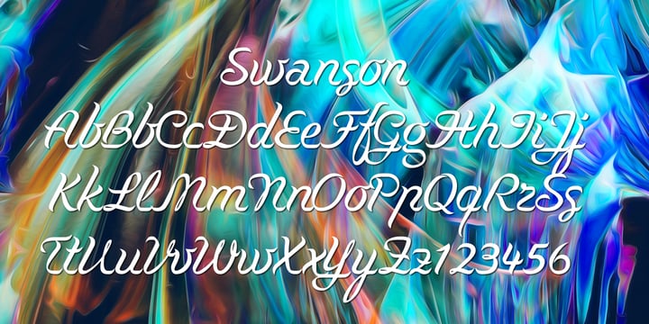 Swanson Font Poster 2