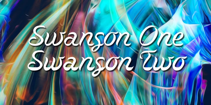 Swanson Font Poster 3