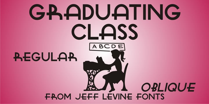 Graduating Class JNL Font Poster 1