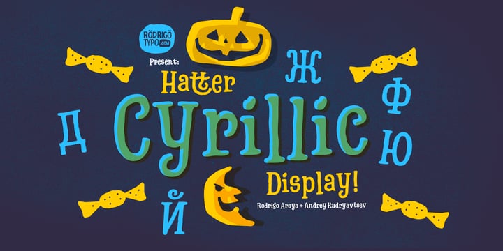Hatter Cyrillic Display