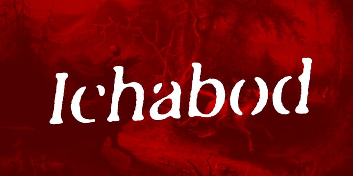 Ichabod Font Poster 2