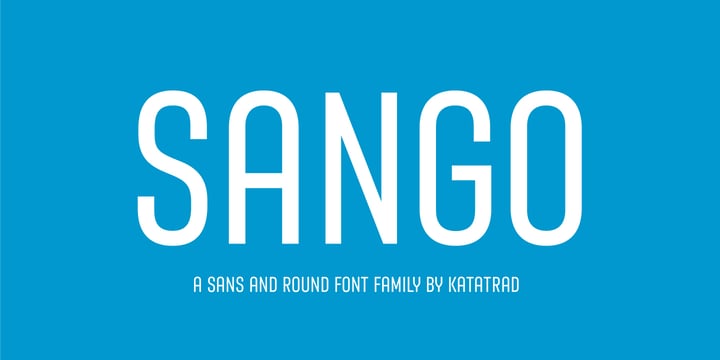 Sango Font Poster 9