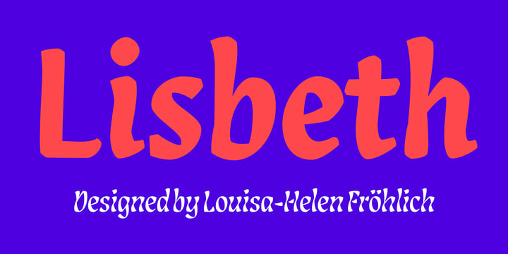Lisbeth Font Poster 9