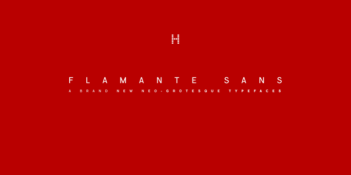 Flamante Sans Font Poster 2