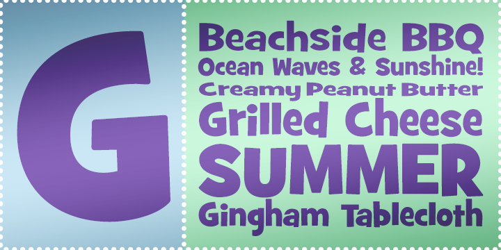 Grilled Cheese BTN Font Poster 1