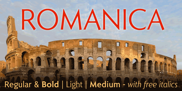 Romanica Font Poster 3