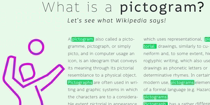 Informative Font Poster 7