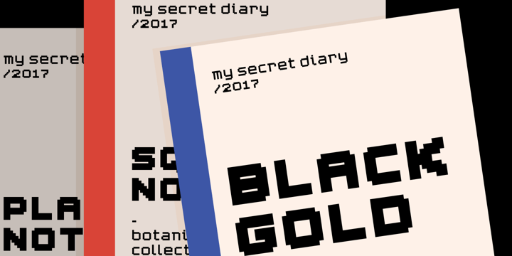 YWFT Blackgold Font Poster 6
