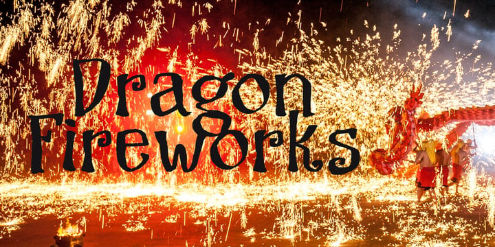 Dragon Spell Font Poster 4