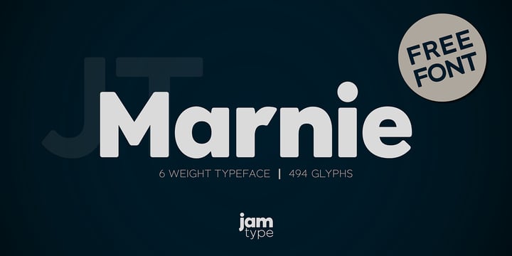 JT Marnie Font Poster 1
