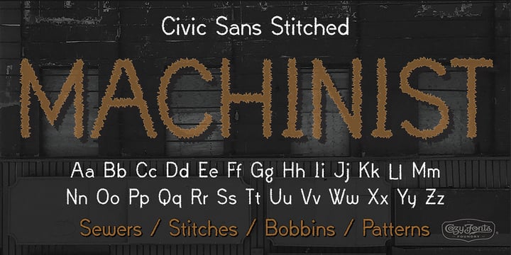 Civic Sans Font Poster 2