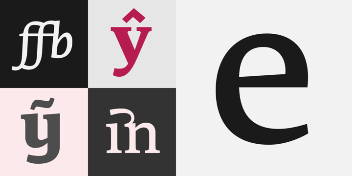 Edit Serif Pro Font Poster 3