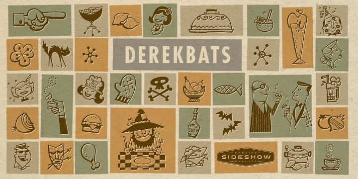Derekbats Font Poster 1
